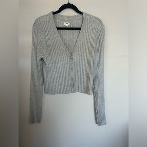 Aerie gray button down cardigan. Size XL.